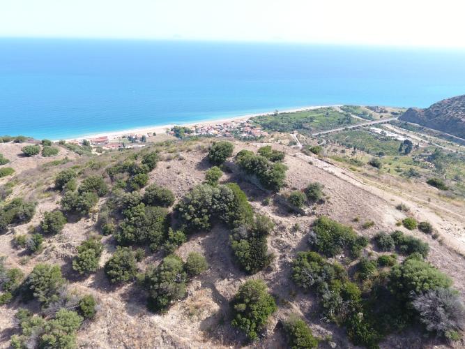 View northeast over the north hill